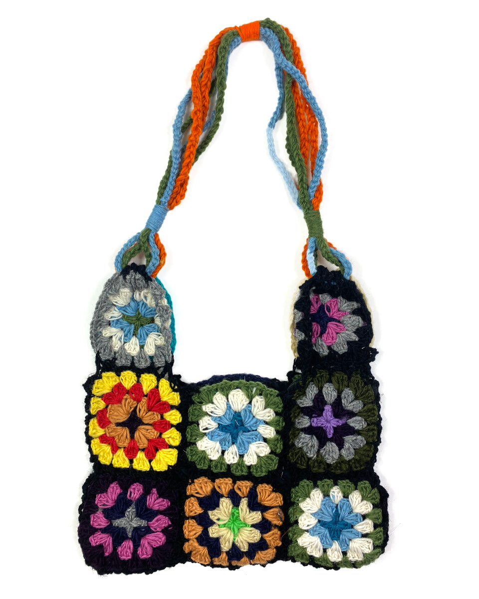 Granny Square Boho Bag