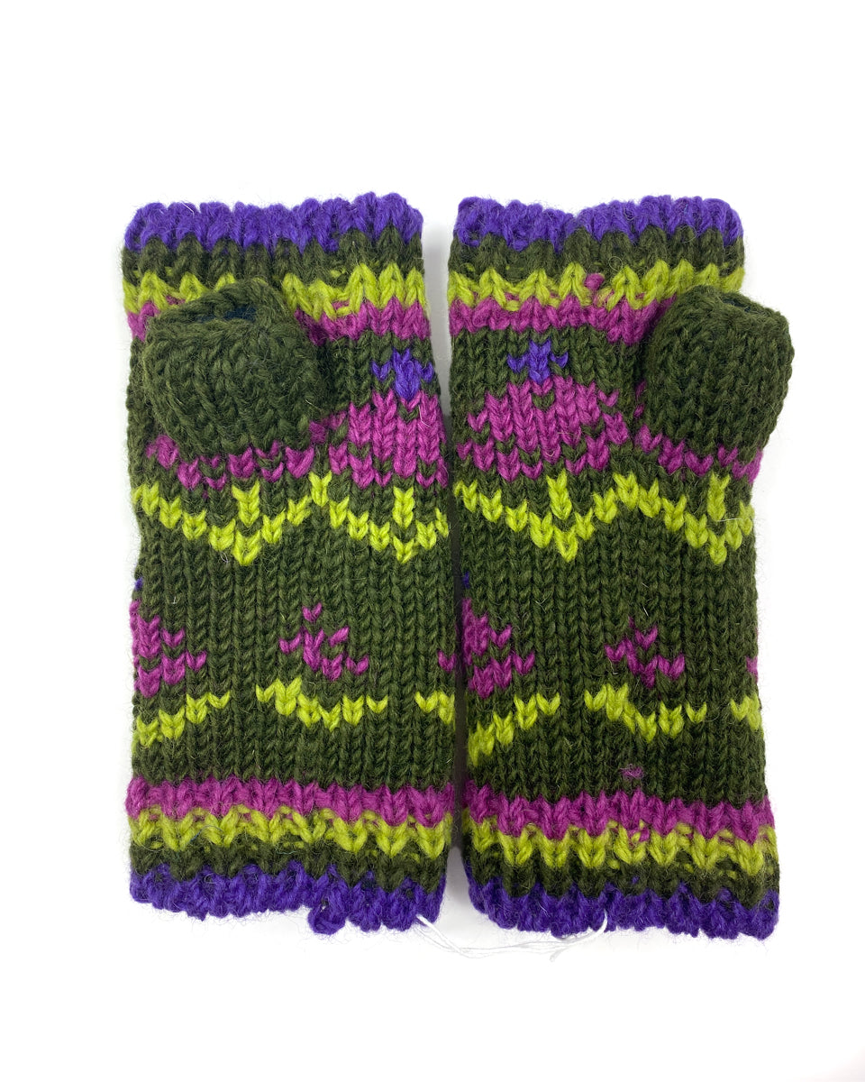 Tulip Fingerless Gloves