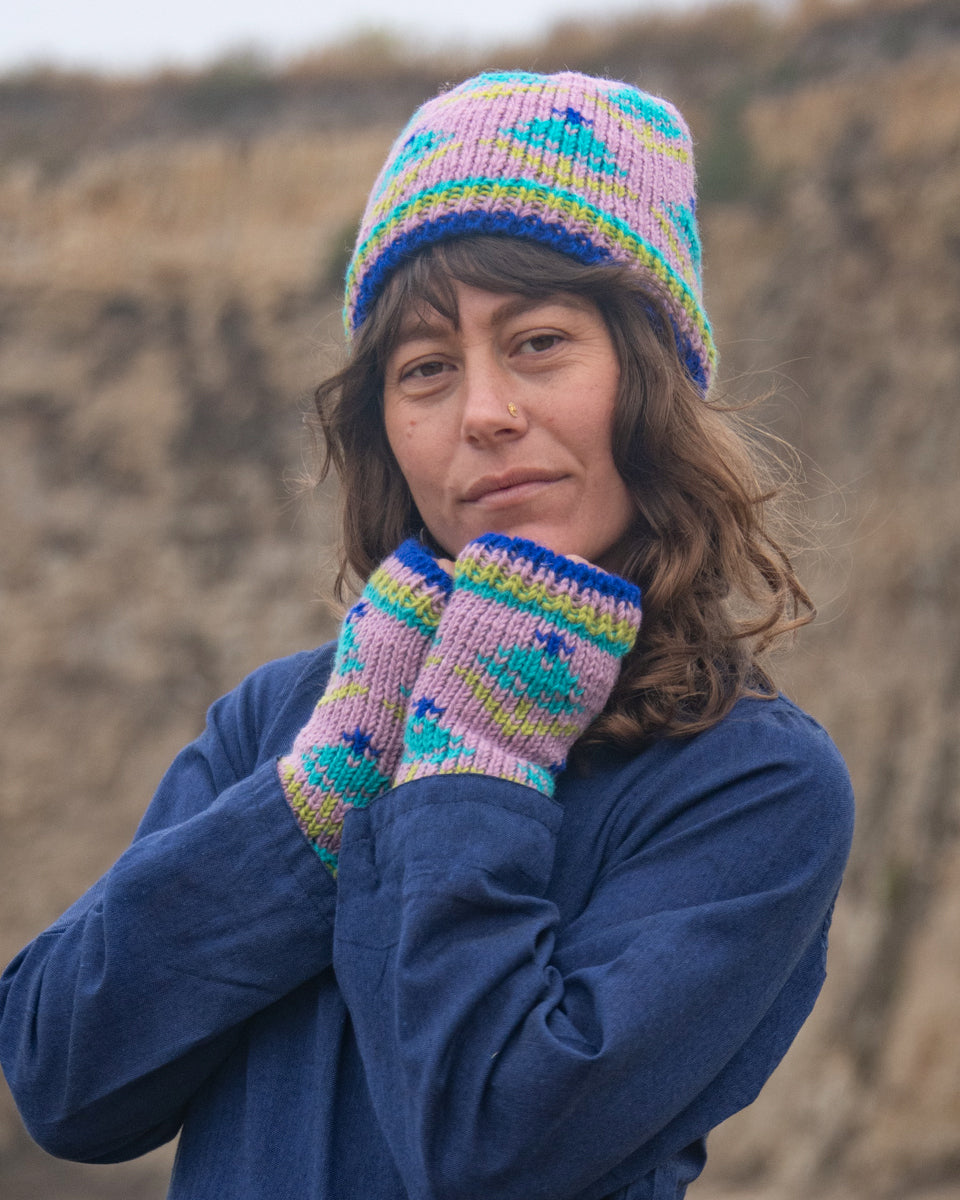 Tulip Fingerless Gloves
