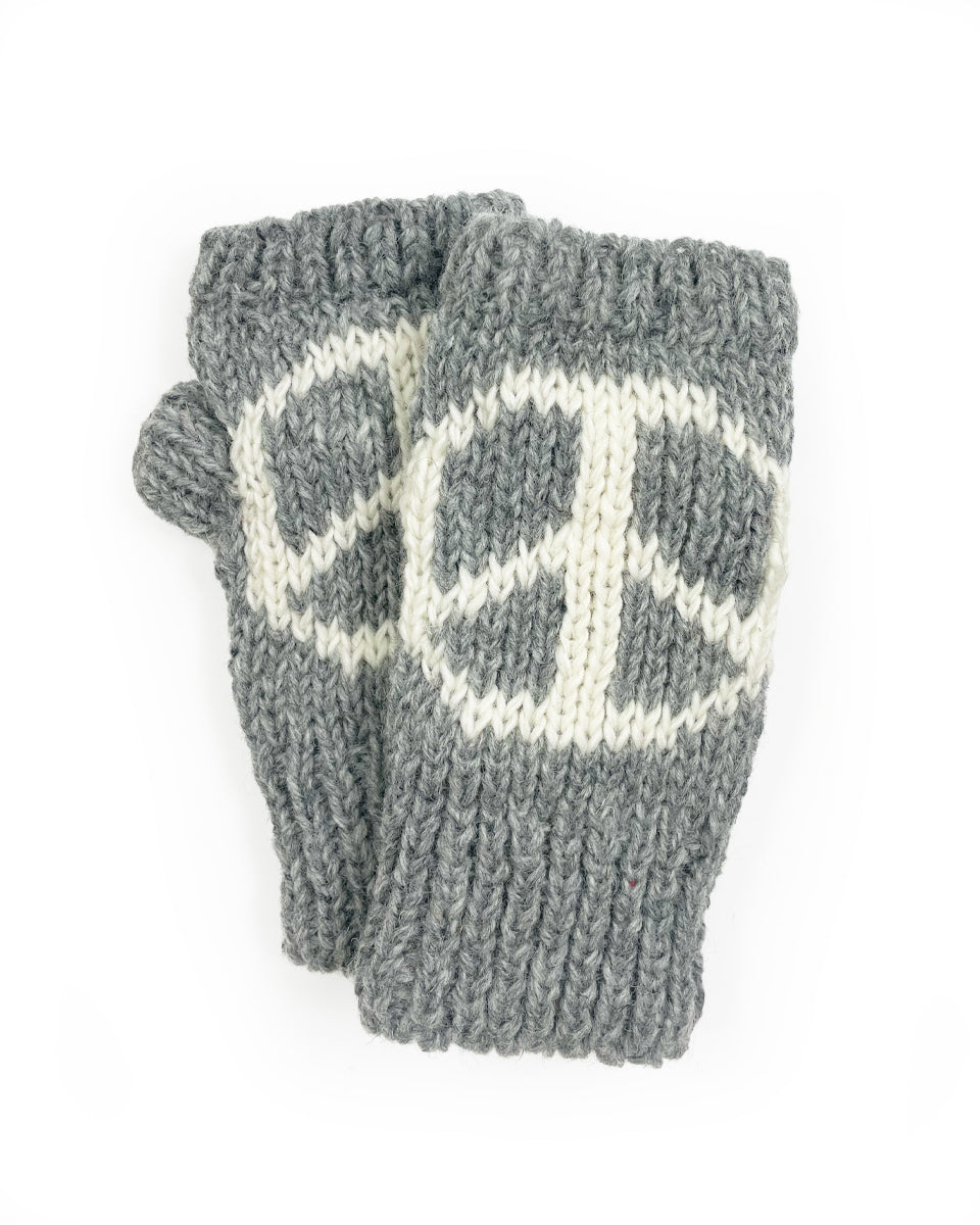 Peace Fingerless Gloves