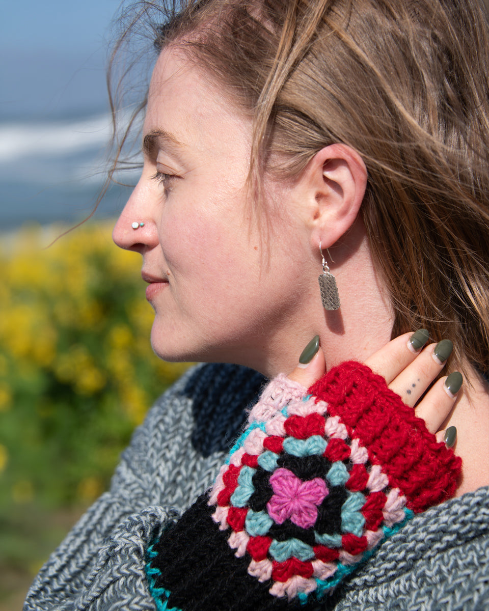 Granny Square Fingerless Gloves