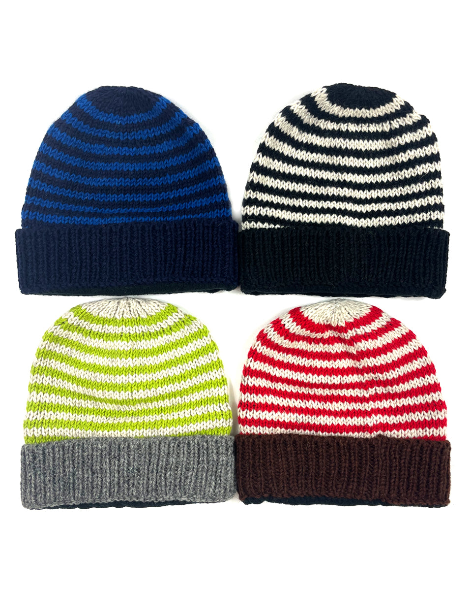 Striped Beanie