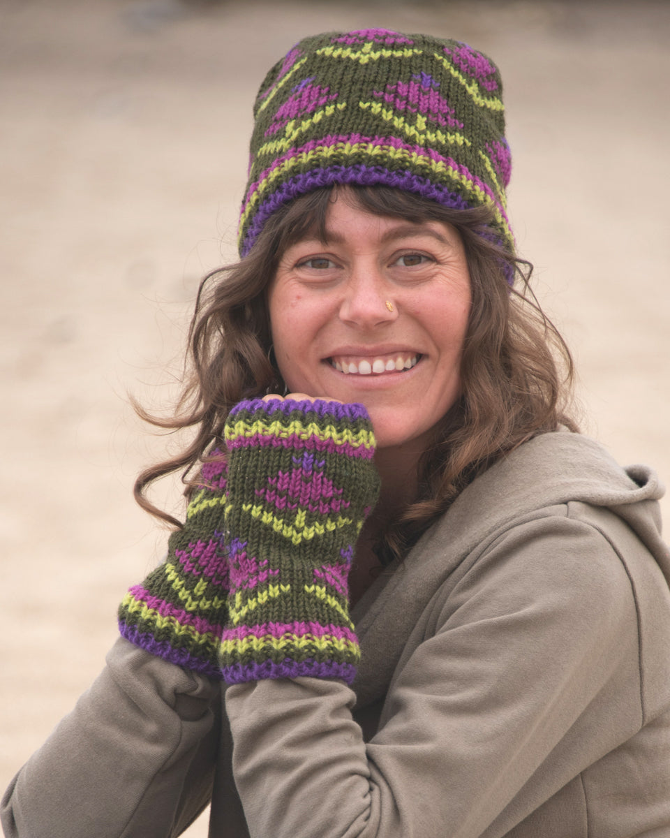 Tulip Fingerless Gloves