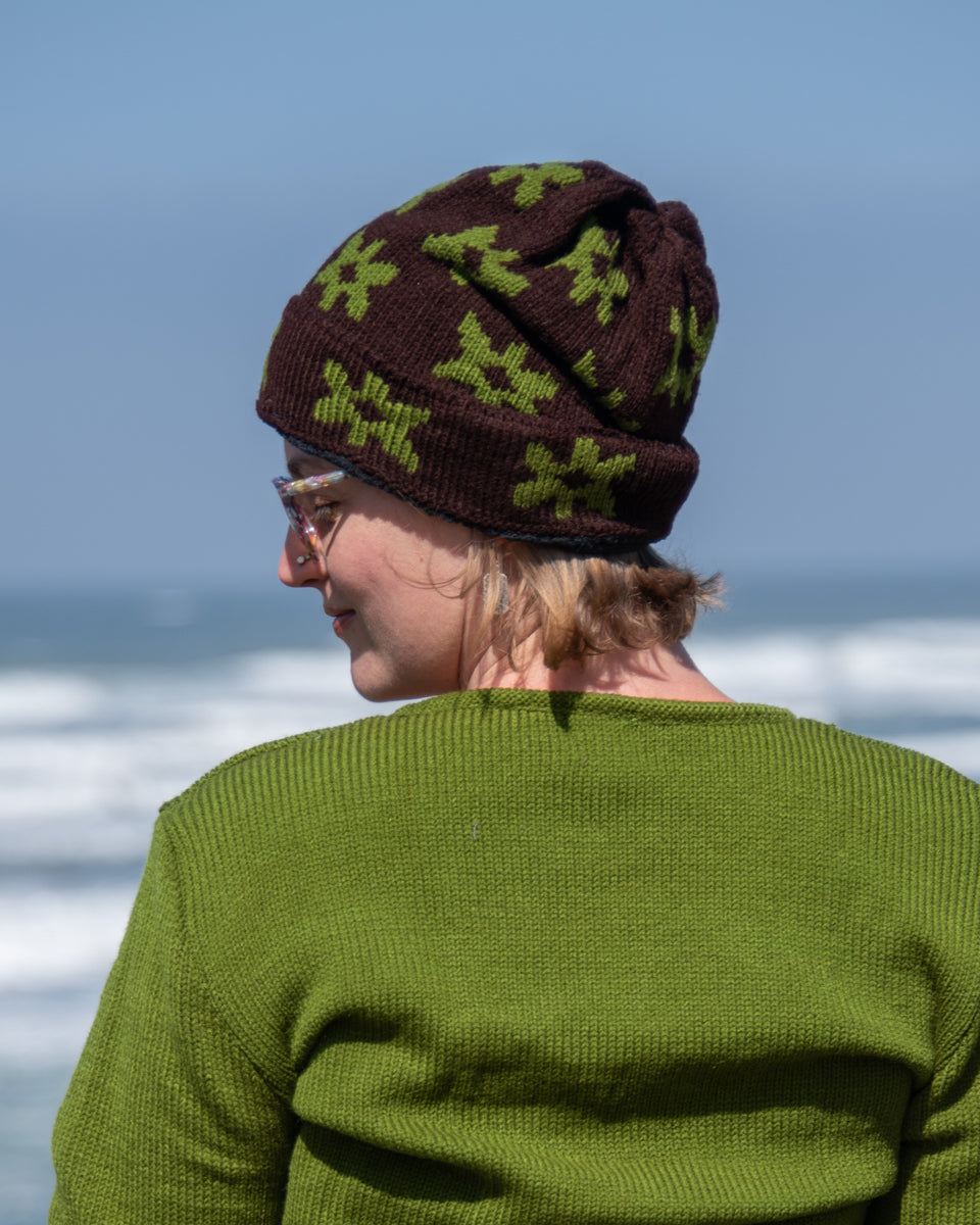 Retro Flower Beanie