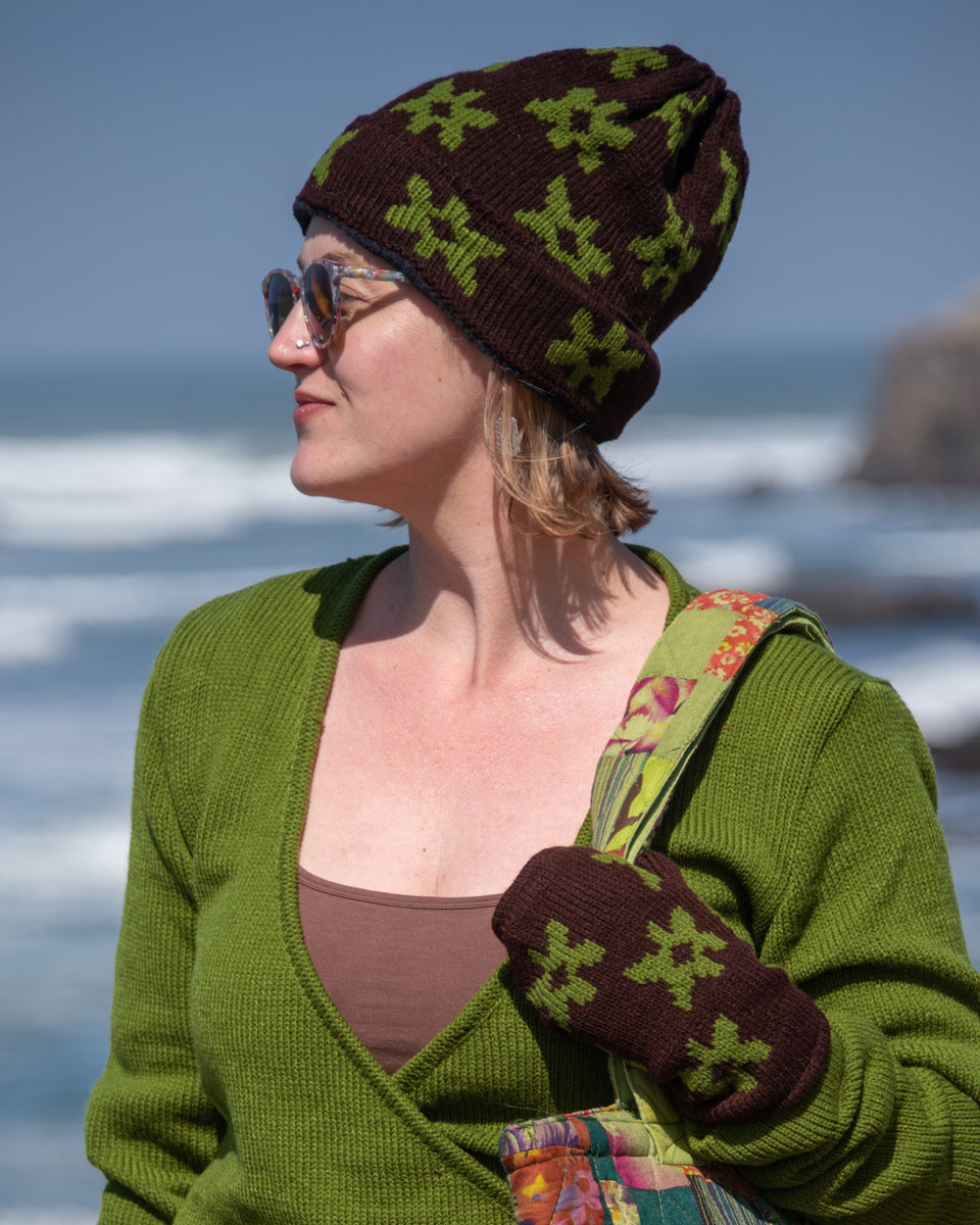 Retro Flower Beanie