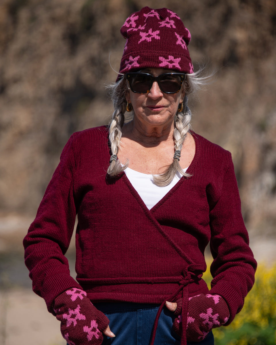 Retro Flower Beanie