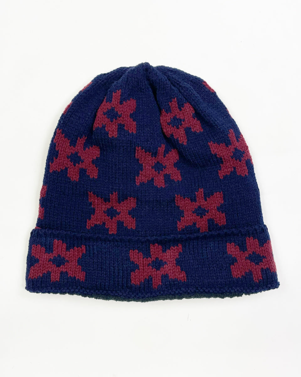 Retro Flower Beanie