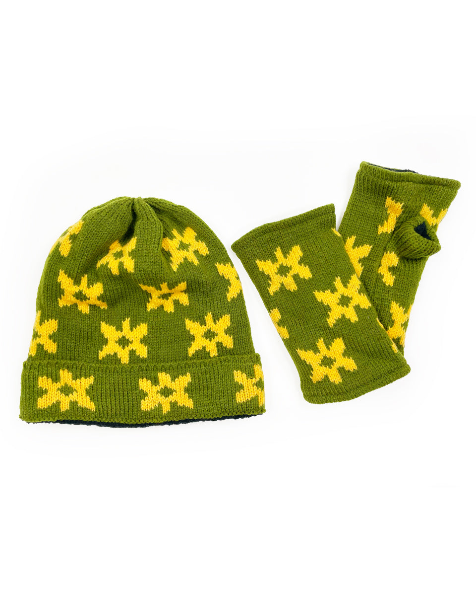 Retro Flower Beanie