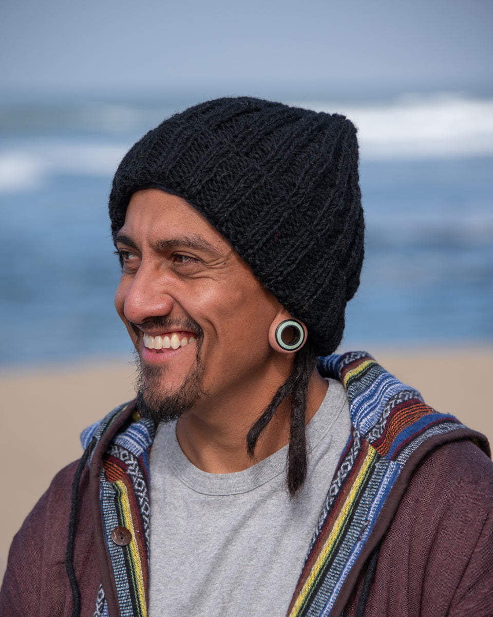 Ribbed Fold Over Beanie