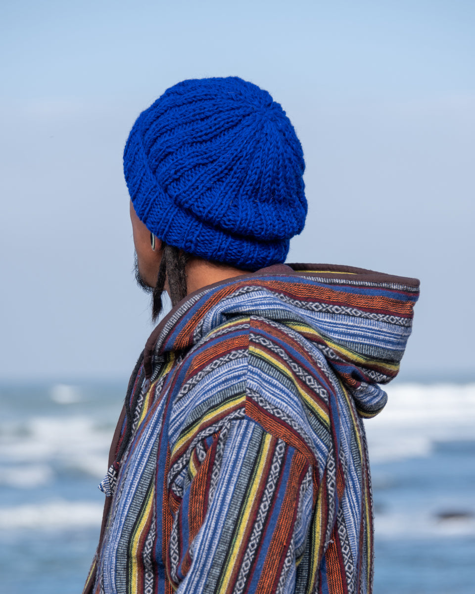 Ribbed Fold Over Beanie