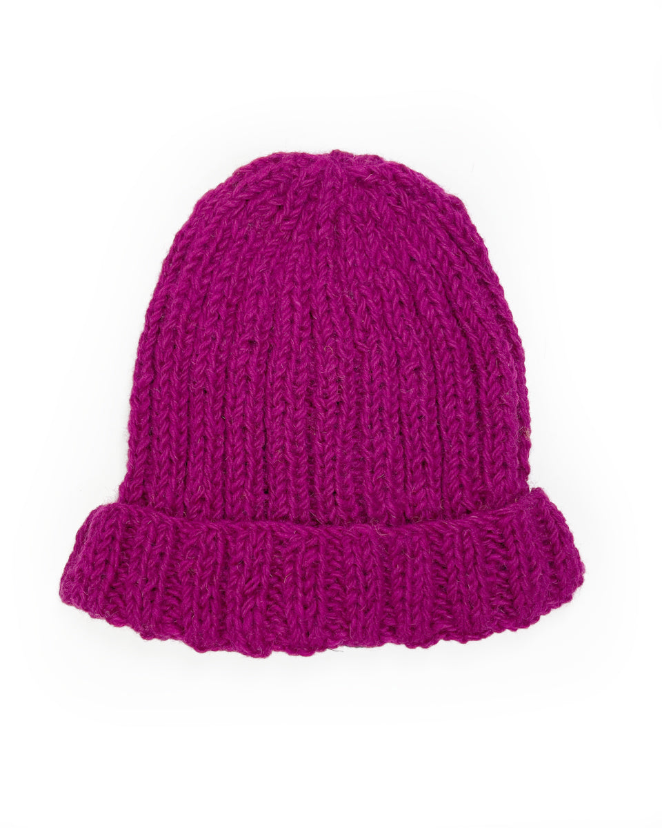 Ribbed Fold Over Beanie
