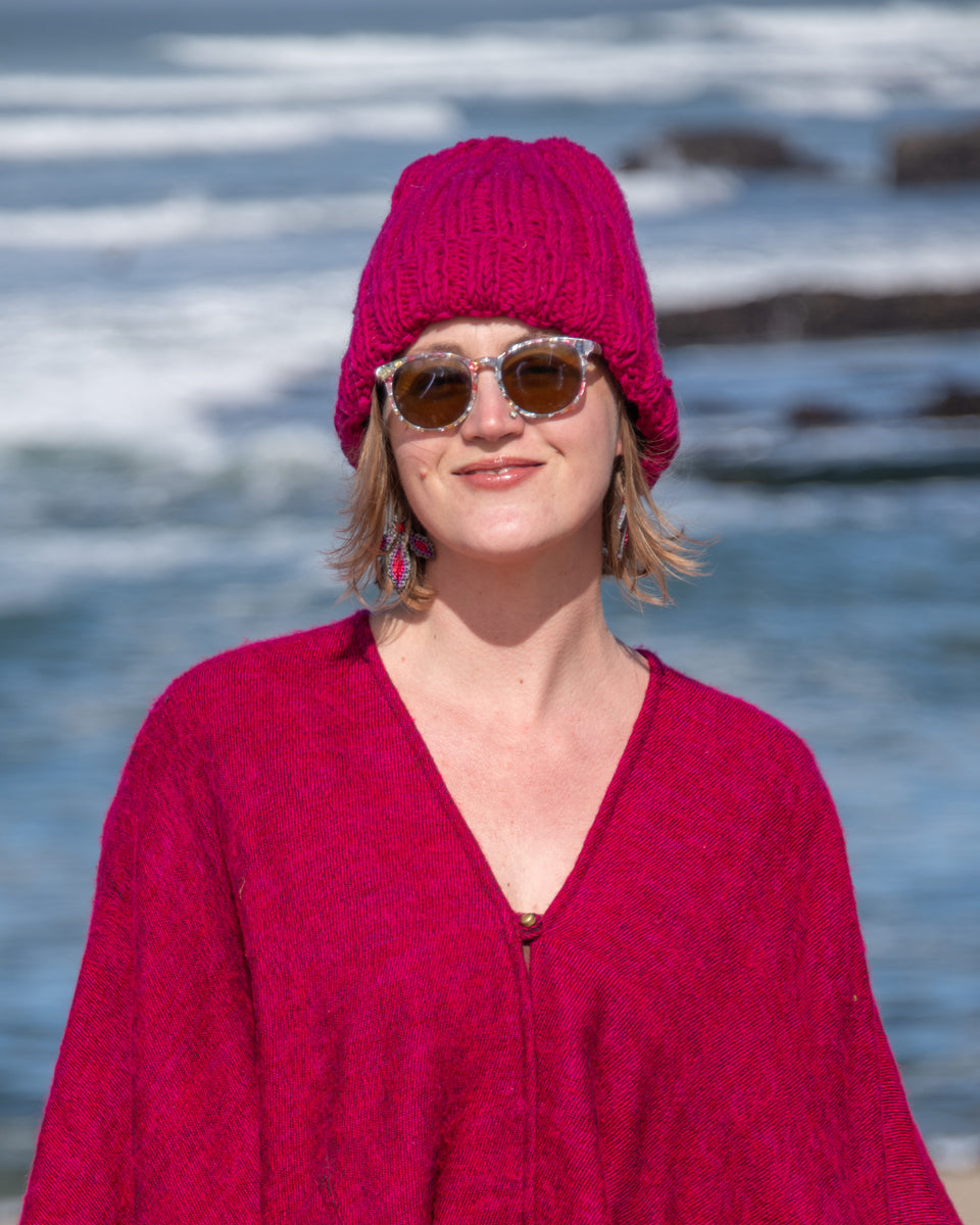 Ribbed Fold Over Beanie