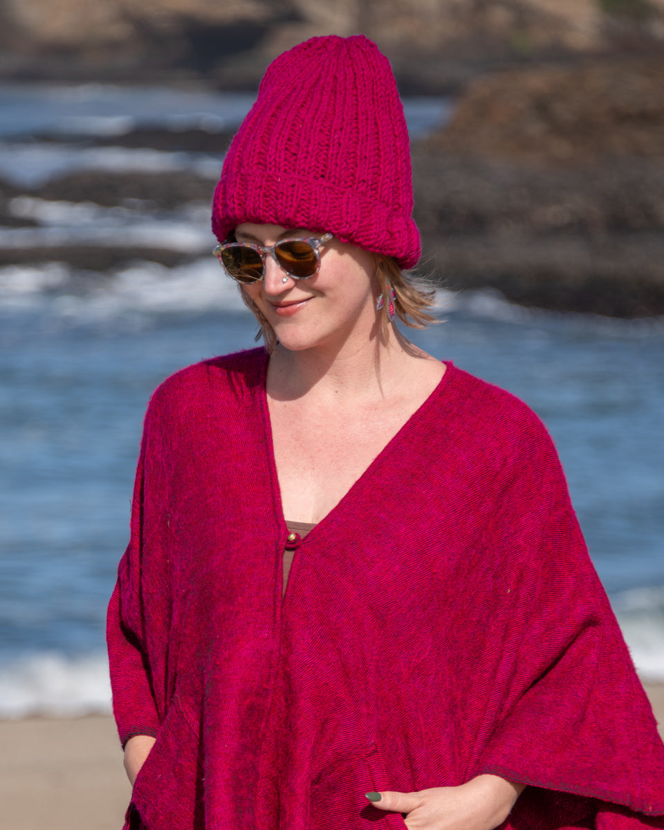 Ribbed Fold Over Beanie