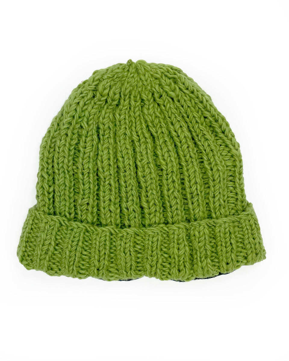 Ribbed Fold Over Beanie