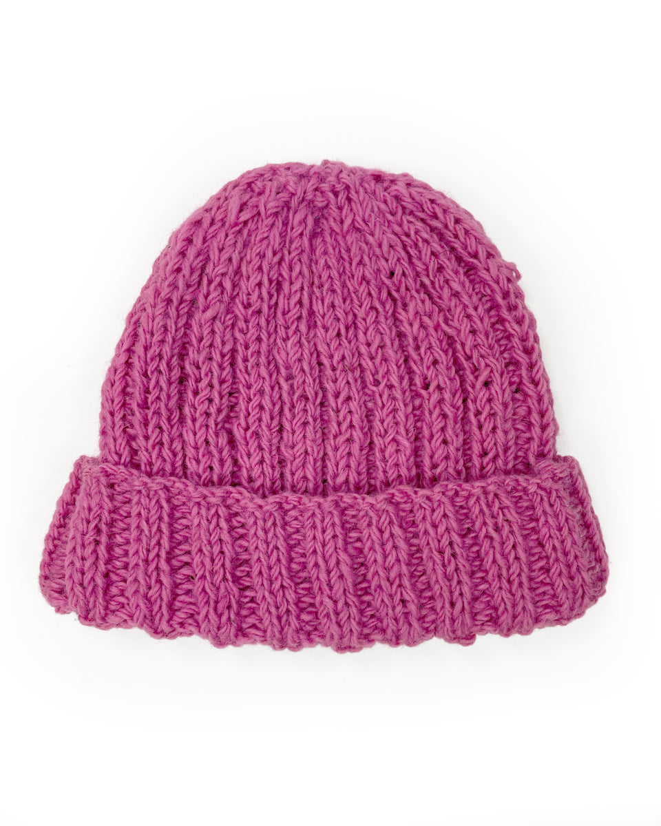 Ribbed Fold Over Beanie