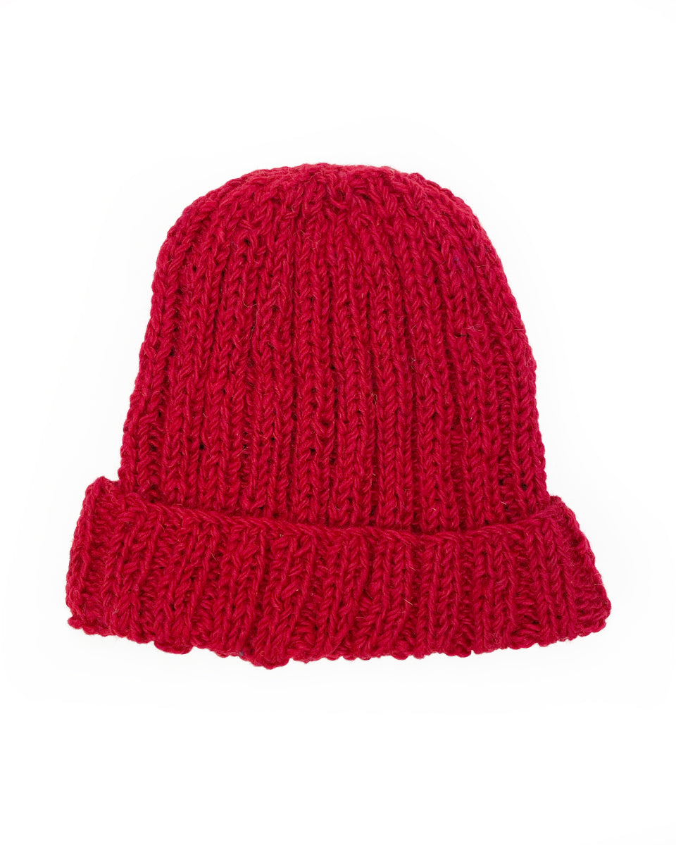 Ribbed Fold Over Beanie