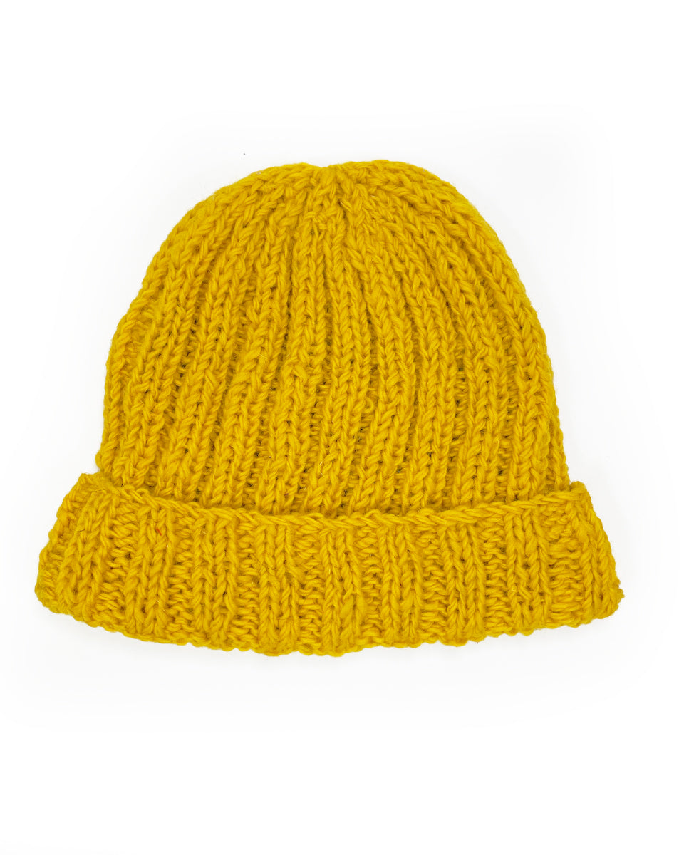 Ribbed Fold Over Beanie