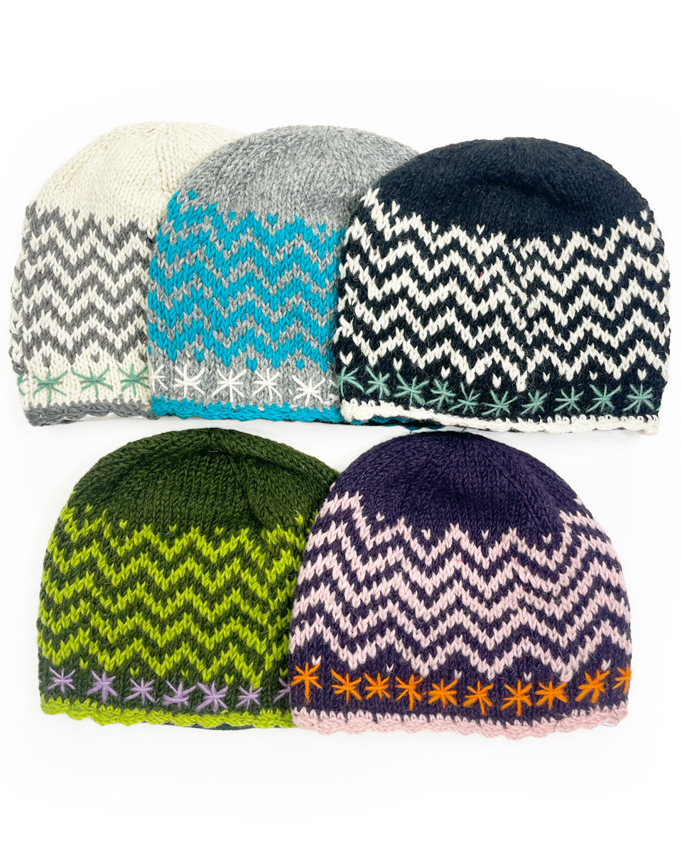 Zig Zag Beanie