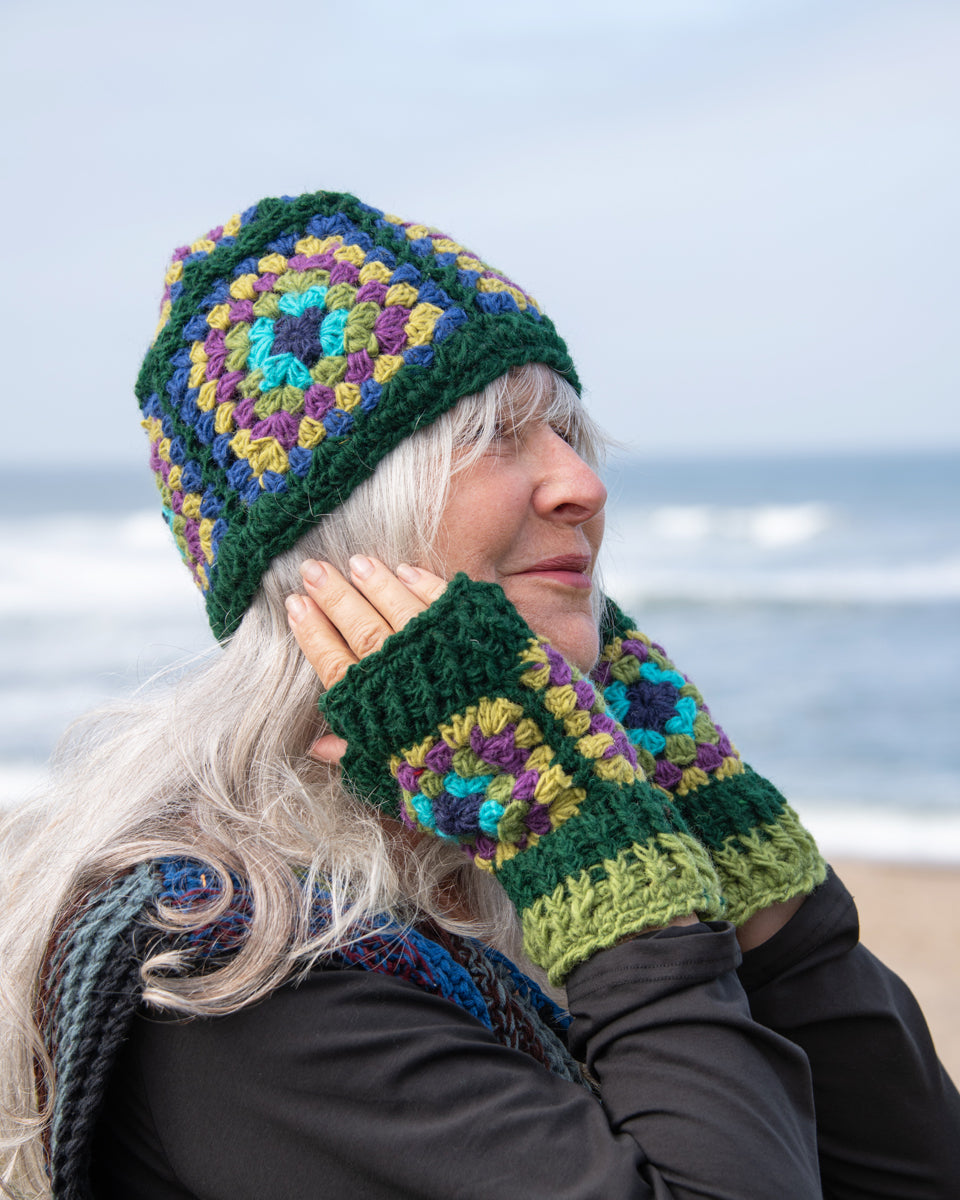 Granny Square Beanie