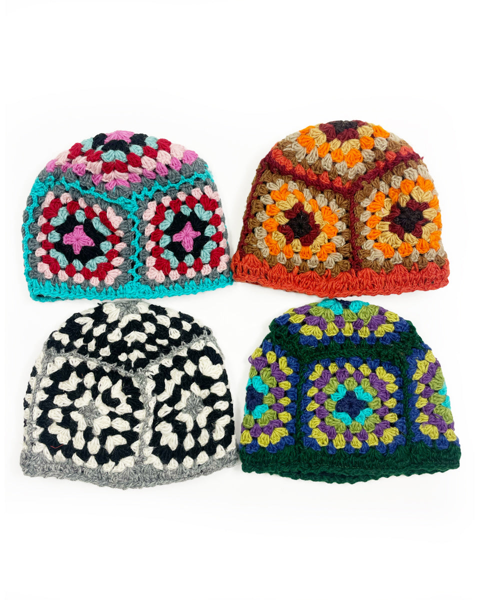 Granny Square Beanie