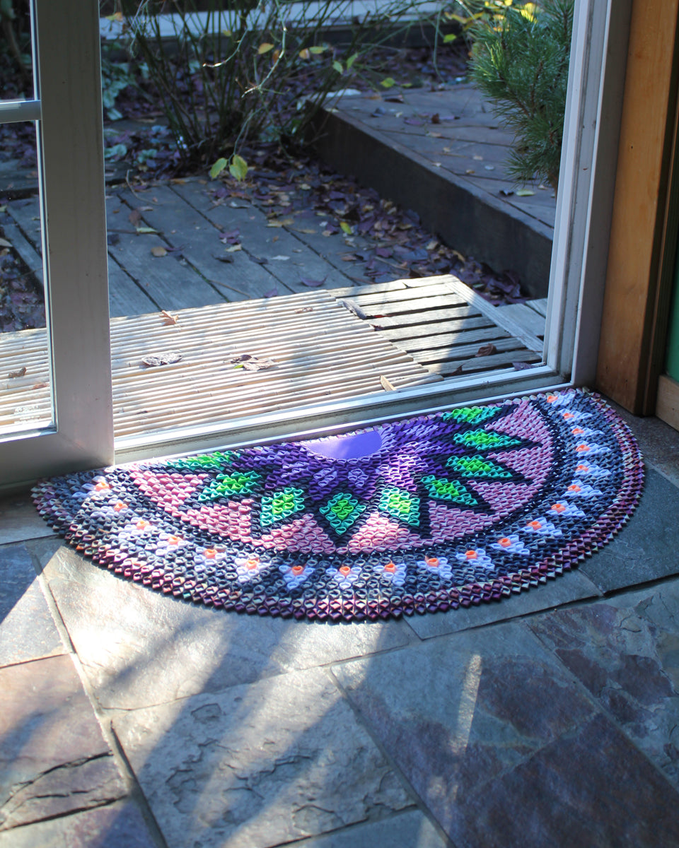 Upcycled Mandala Mat