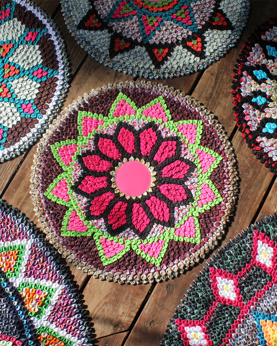 Upcycled Mandala Mat