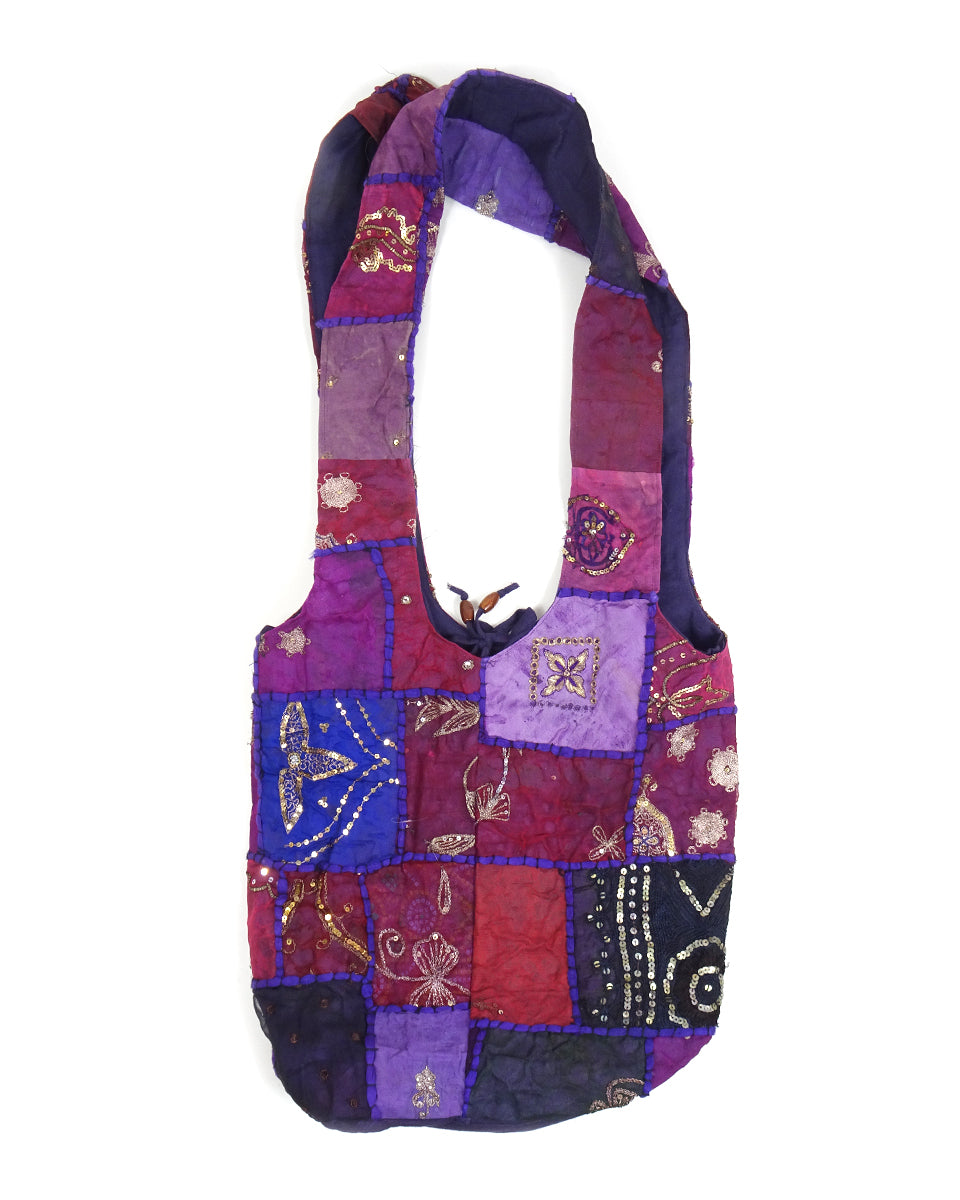 Sari Patch Shoulder Bag