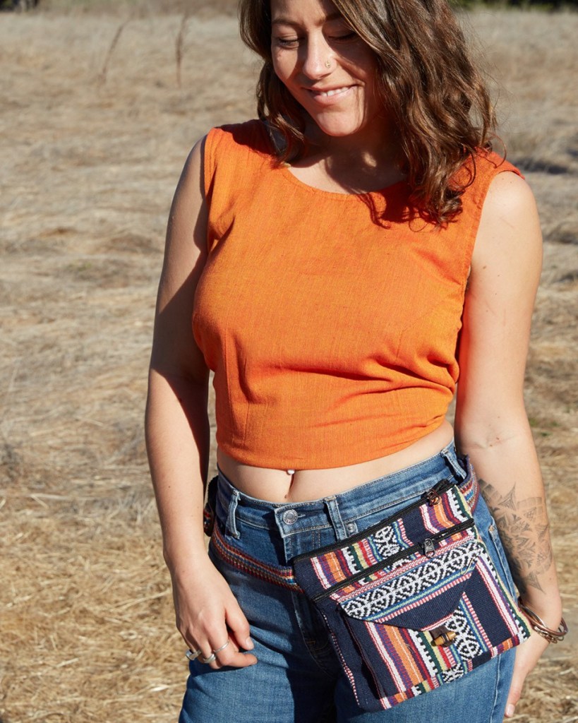 Gheri Cotton Hip Pouch