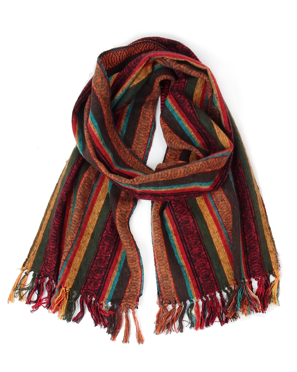 Brushed Cotton Gheri Scarf