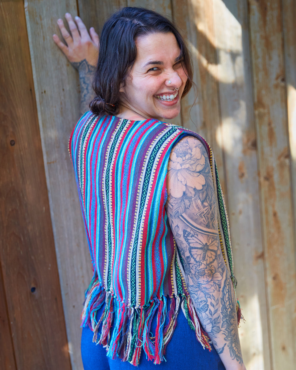 Cotton Gheri Bolero Vest