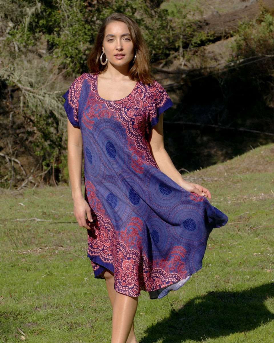 Mandala Flower Dress