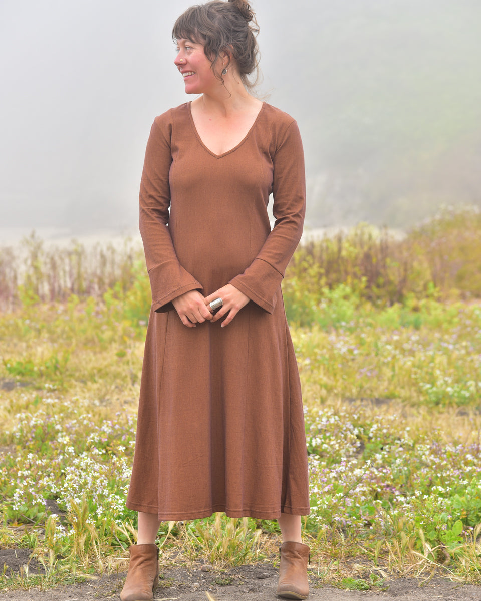 Organic Jacquard Maxi Dress