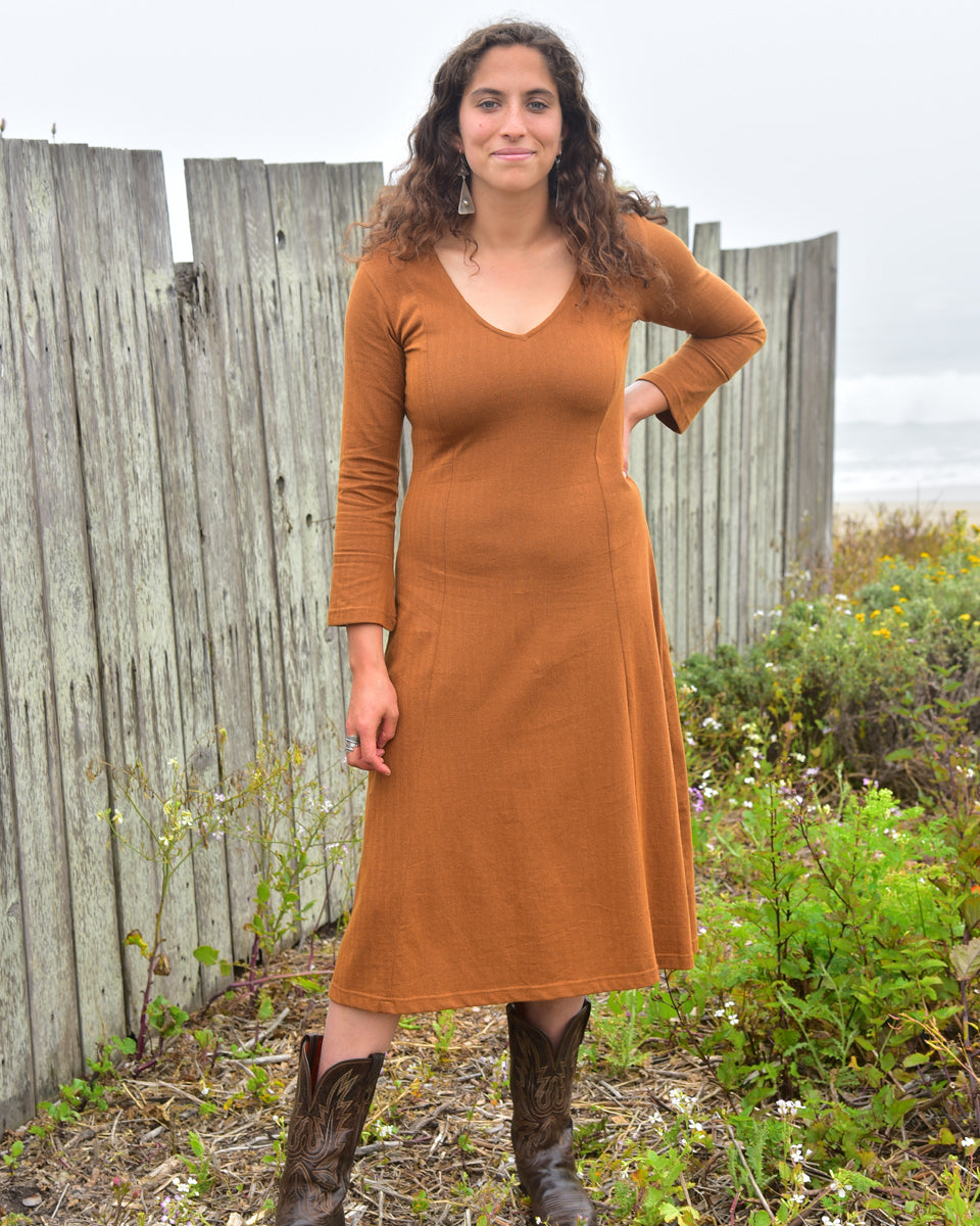 Organic Jacquard Maxi Dress