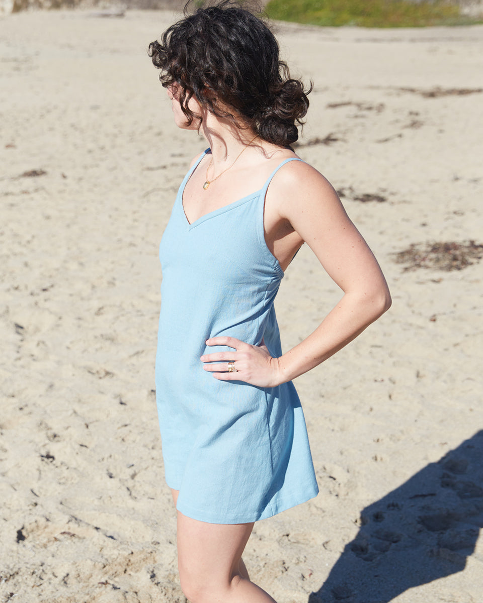 Simple Cotton Mini Dress