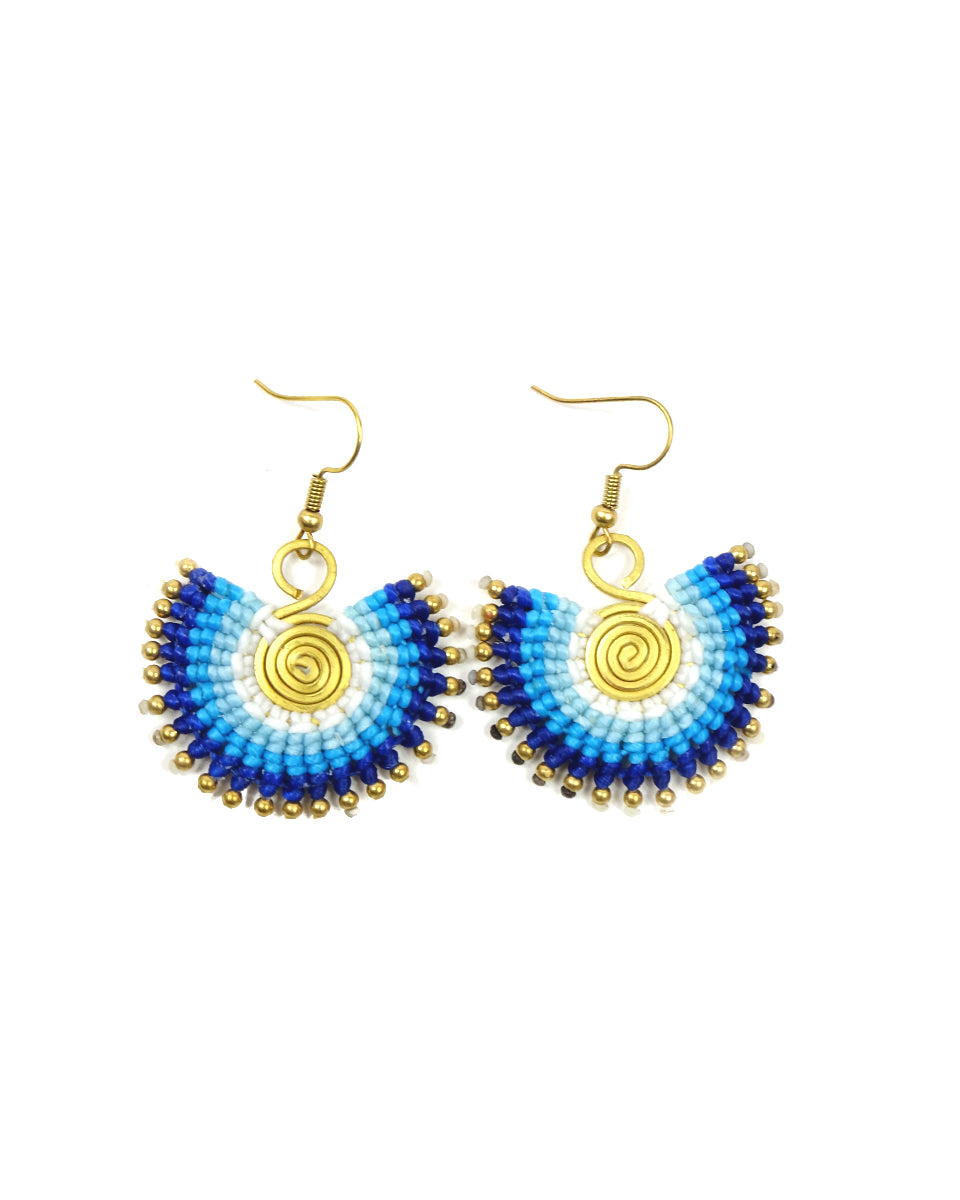 Macrame Sunbeam Earrings