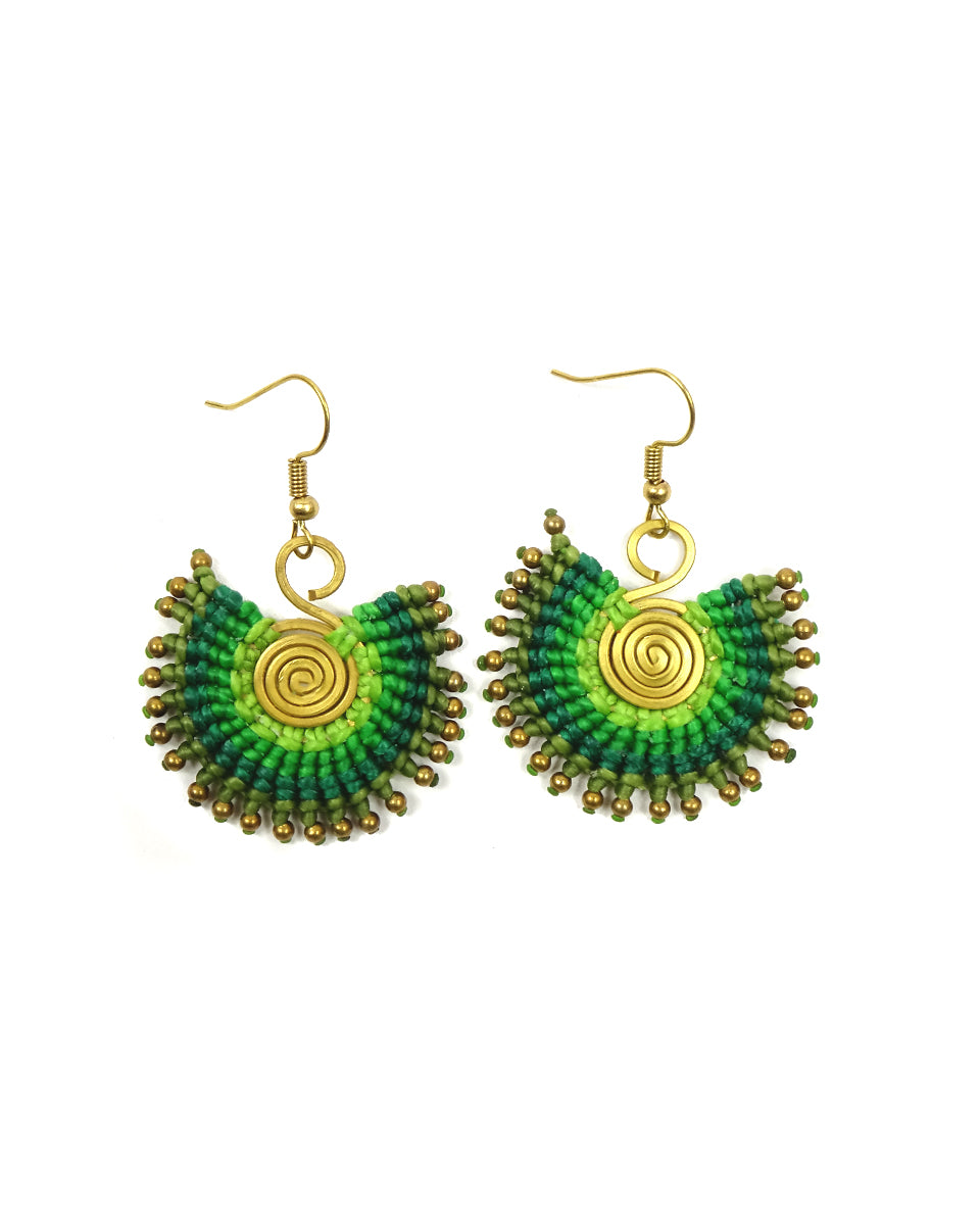 Macrame Sunbeam Earrings