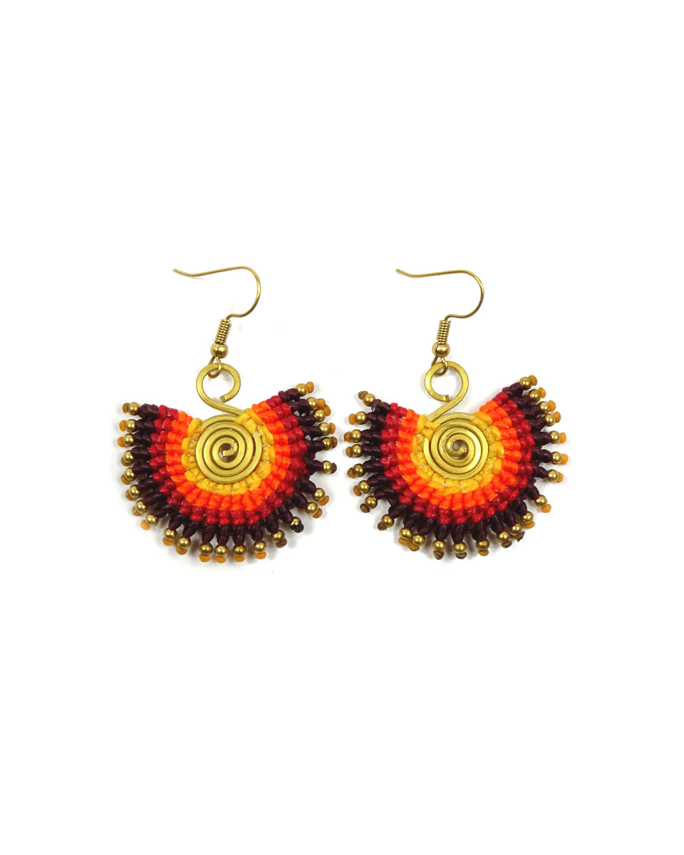 Macrame Sunbeam Earrings