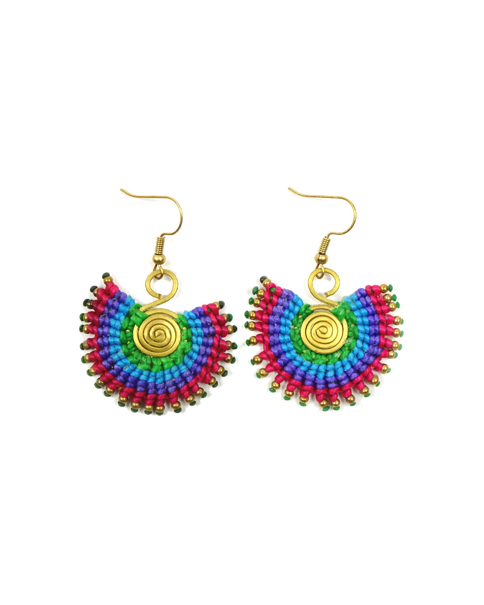 Macrame Sunbeam Earrings