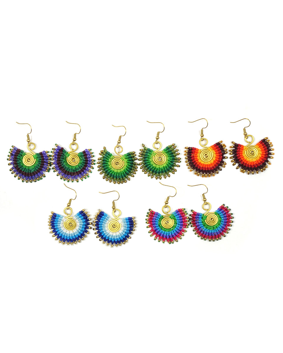 Macrame Sunbeam Earrings
