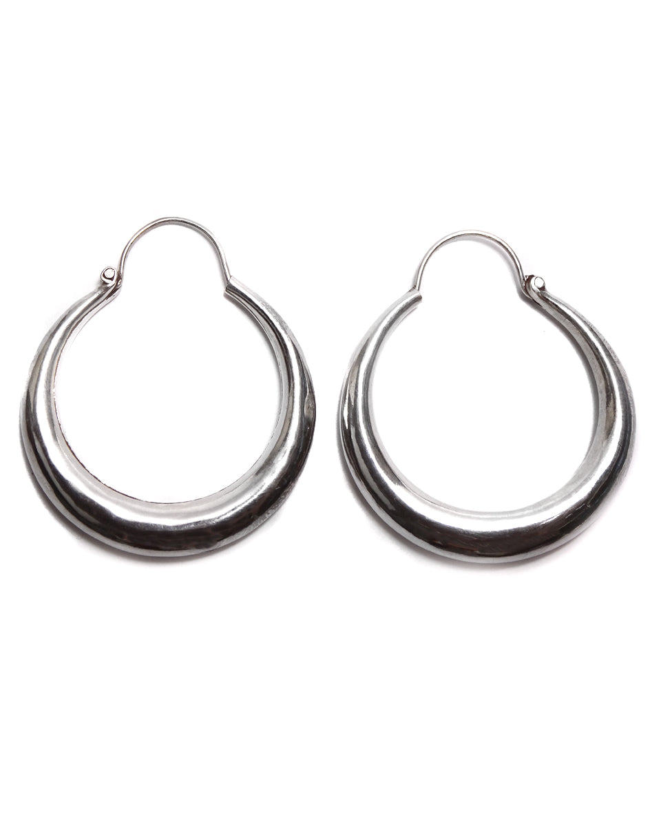 Simple Hollow Hoop Earring