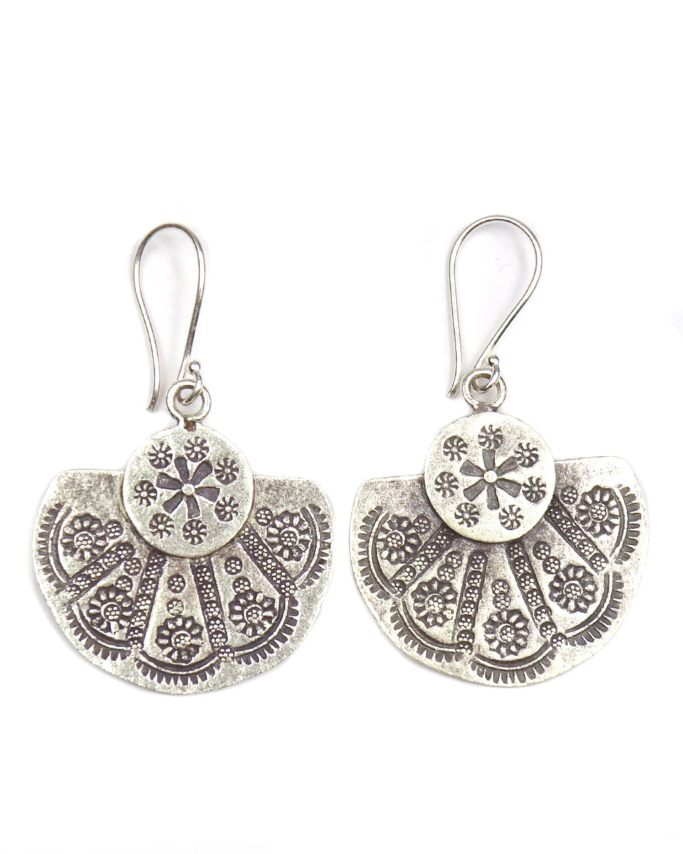 Tribal Fan Earring