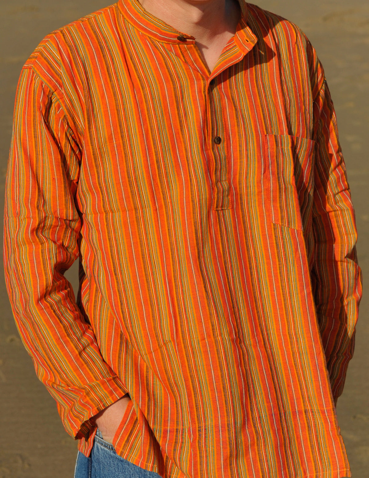 Striped Cotton Kurta