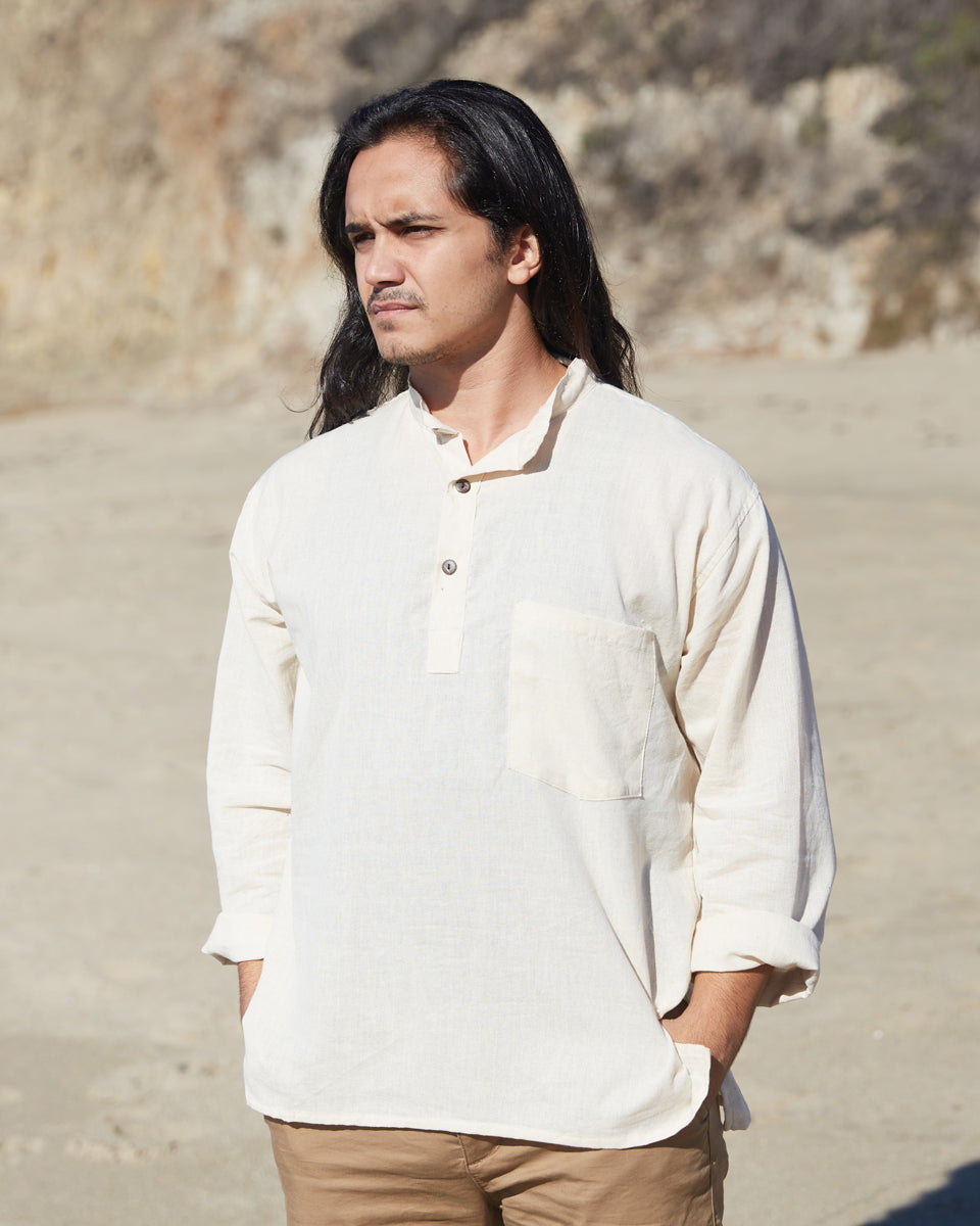 Solid Cotton Kurta