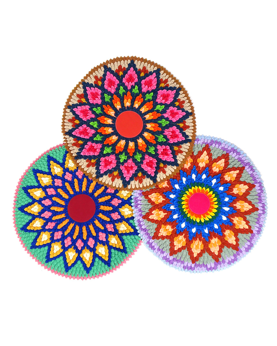 Upcycled Mandala Mat