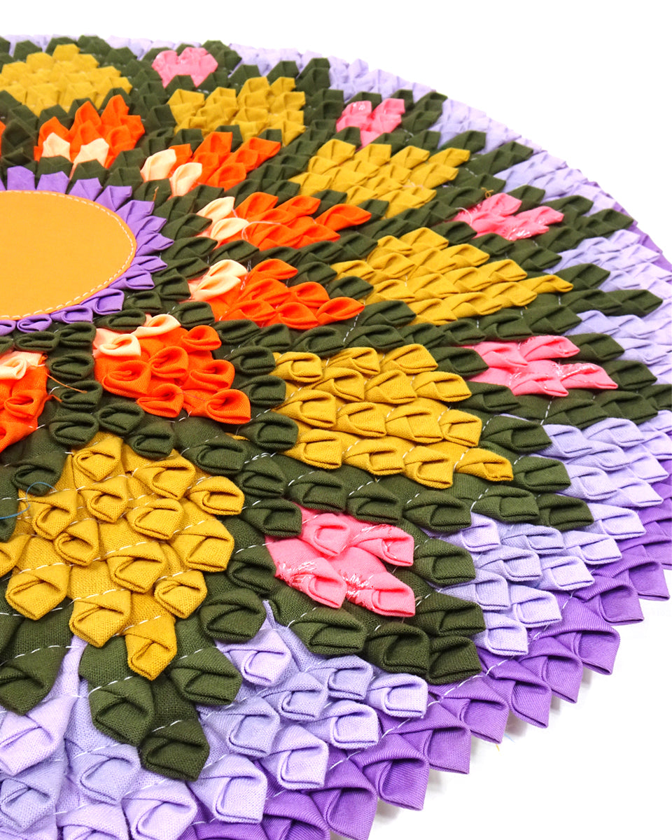 Upcycled Mandala Mat