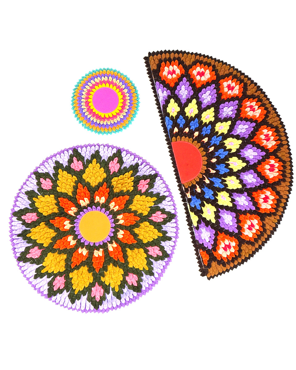 Upcycled Mandala Mat