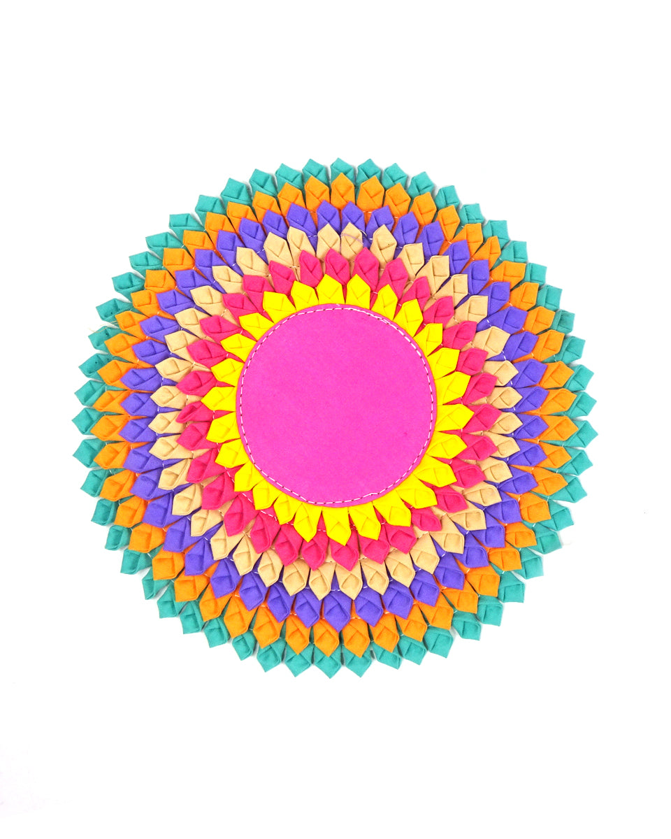 Upcycled Mandala Mat