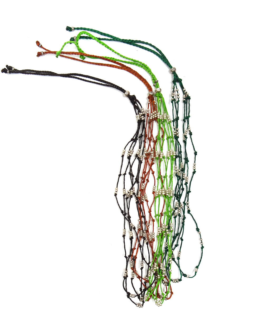 Waxed Cotton Necklace