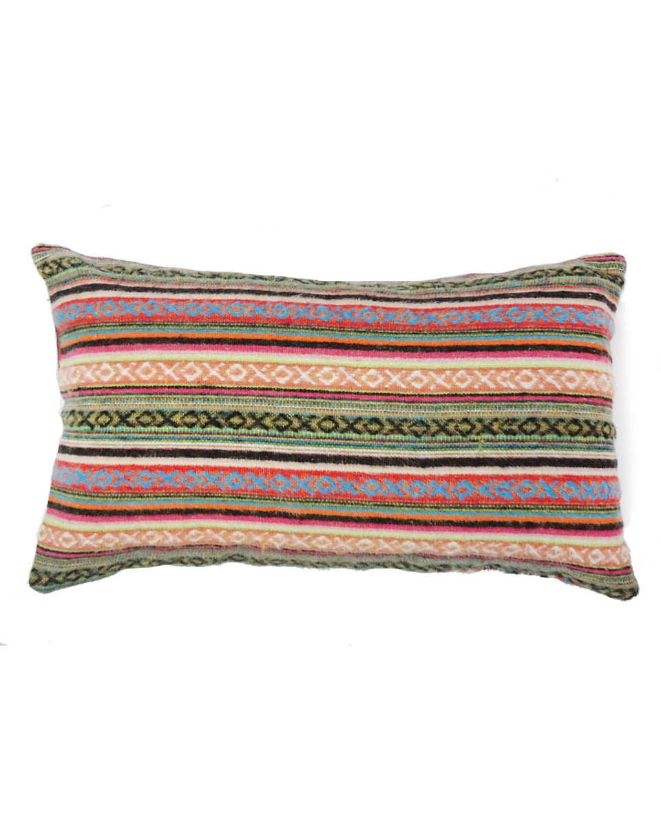 Brushed Cotton Gheri Lumbar Pillow Case