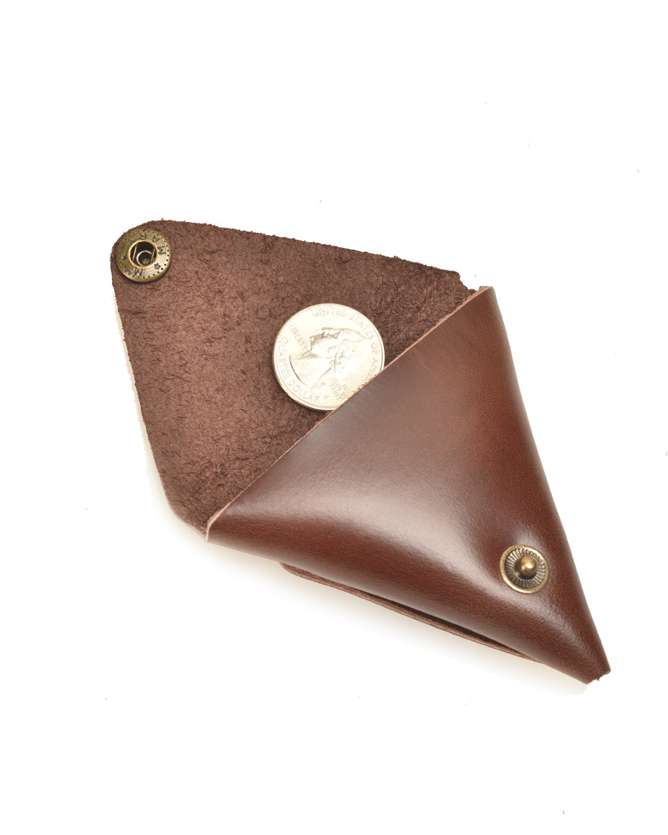 Leather Triangle Pouch